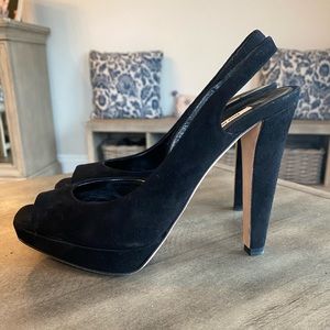 Miu Miu Black Velvet Pumps